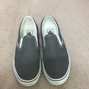 Grey slip on Vans